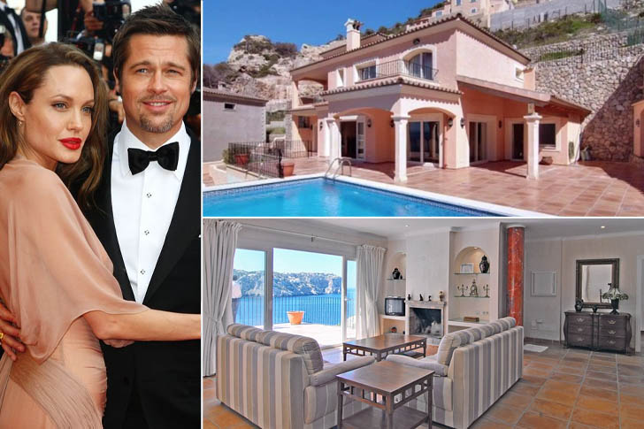 Villas de luxe, la maison de Brad Pitt et Angélina Jolie